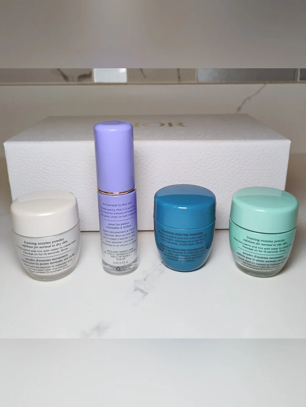 NEW 4FER Tatcha Skincare Set - Rice Polish & Skin Treatment